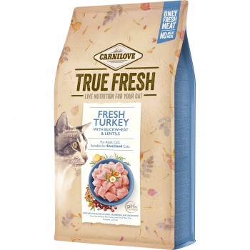 Сухий корм для котів Carnilove True Fresh Cat з індичкою 1.8 кг (8595602561452) | Фото 1