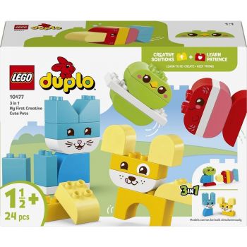 Конструктор LEGO DUPLO My First Чудові творчі домашні улюбленці 3 в 1 (10477) Купить конструктор Конструктор LEGO DUPLO My First Чудові творчі домашні улюбленці 3 в 1 (10477) | Фото 1