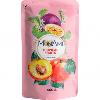 Мило рідке Mon Ami Tropical fruits 460 мл (4820263230442) | Фото 1