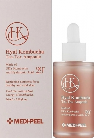 Відновлююча сироватка MEDI-PEEL Hyal Kombucha Tea-Tox Ampoule 50 мл (8809409346458) | Фото 4