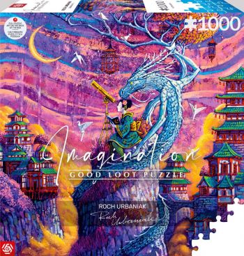 Пазл GoodLoot Imagination: Roch Urbaniak Sakura & Ryu 1000 ел. (5908305249740) | Фото 6