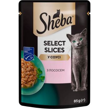 Sheba з лососем в соусі 85 г (4770608257279) | Фото 1