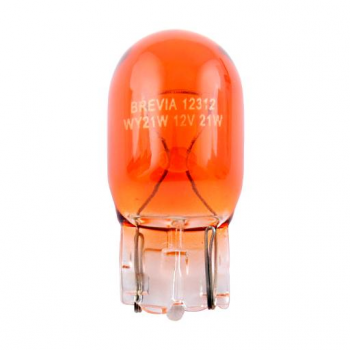 Лампа Brevia розжарювання WY21W 12V 21W WX3x16d AMBER CP (12312C) | Фото 2