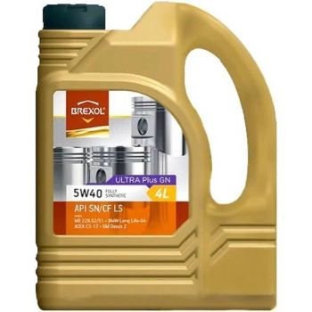 Олива моторна Brexol Ultra Plus GN 5W40 API SN/CF LS, 4л (48021134649) | Фото 1