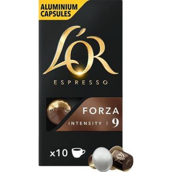 Кава L`OR капсули Espresso Forza, 100% арабіка , 10шт, Nespresso (8711000357934) | Фото 1