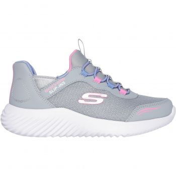 Кросівки для дівчаток Skechers Slip-Ins: Bounder-Simple Cute 303585L GRY 33.5 (2 US) сірі | Фото 1