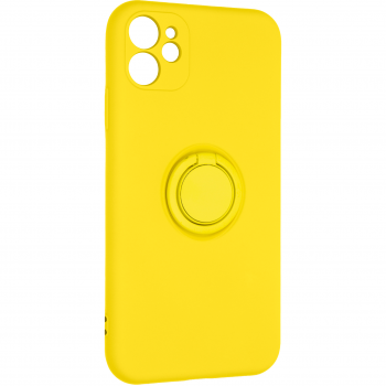 Чохол ArmorStandart Icon Ring для APPLE iPhone 11 Yellow (ARM68645) | Фото 1