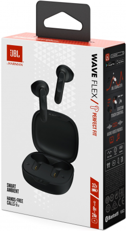 Навушники JBL Wave Flex Black (JBLWFLEXBLK) Навушники JBL Wave Flex Black (JBLWFLEXBLK) | Фото 12