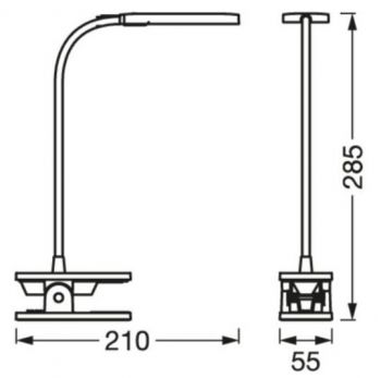 Купить настольную лампу Лампа настільна світлодіодна LEDVANCE LED PANAN CLIP 5W 4000K (4058075747883) | Фото 5