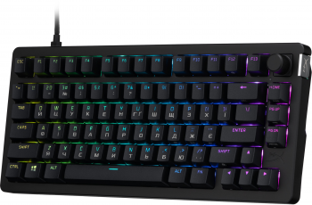 Ігрова клавіатура HyperX Alloy Rise 75 PBT HX Red USB RGB EN/UKR, Black (7G7A4AA) Ігрова клавіатура HyperX Alloy Rise 75 PBT HX Red USB RGB EN/UKR, Black (7G7A4AA) | Фото 5