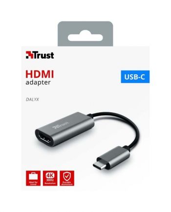 Купить переходник и адаптер TRUST Dalyx USB-C to HDMI Adapter (23774) | Фото 1