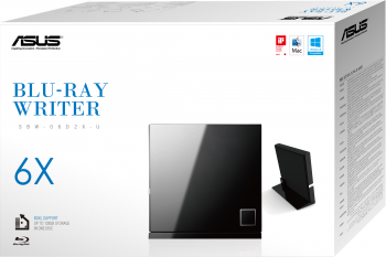 Оптичний привід портативний ASUS SBW-06D2X-U Blu-ray Combo burner M-DISC USB2.0 чорний Retail Box Оптичний привід портативний ASUS SBW-06D2X-U Blu-ray Combo burner M-DISC USB2.0 чорний Retail Box | Фото 5
