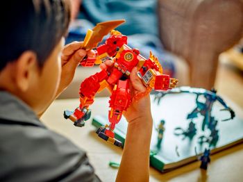 Купить конструктор Конструктор LEGO NINJAGO Робот вогняної стихії Кая (71808) | Фото 7