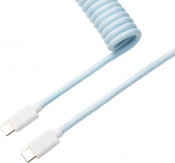 Кабель KEYCHRON USB-A/USB-C - Type-C Data/Charge Coiled Aviator 1.36m, Blue (CAB19_KEYCHRON	) | Фото 2