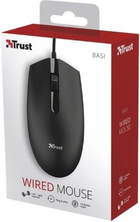 Купить мышь Миша TRUST Basic USB Black (24271_TRUST) | Фото 4