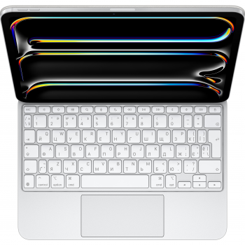 Чохол-клавіатура APPLE Magic Keyboard for iPad Pro 11‑inch (M4) Ukrainian, White | Фото 1