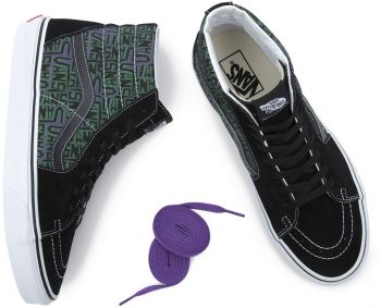 Кеди високі Vans Ua Sk8-Hi (Canvas) Asphal VN000D5IB5P1 36 (4.5 US) чорні (196574879880) | Фото 4