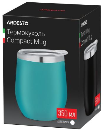 Термочашка ARDESTO Compact Mug 350 мл, Blue (AR2635MMS) Термочашка ARDESTO Compact Mug 350 мл, Blue (AR2635MMS) | Фото 2