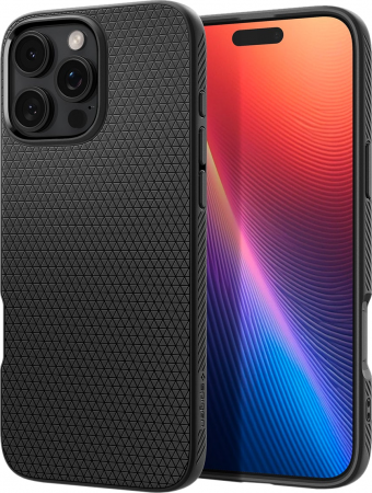 Чохол Spigen для APPLE iPhone 16 Pro Max, Liquid Air, Matte Black (ACS07988) | Фото 15