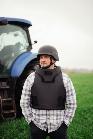 Бронежилет модульний Українська Броня Сивар, клас захисту ДСТУ 2, розмір L, чорний (UCVLBG1) | Фото 6