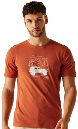 Футболка чоловіча Regatta ClineIX RMT296-V2Q S помаранчева (5063516005988) | Фото 5