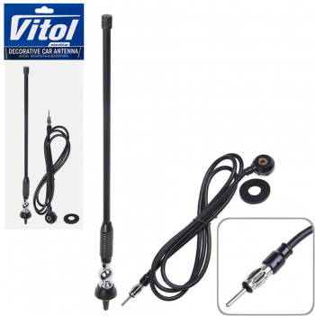 Антена VITOL врізна гумова 0,4м (61015-VITOL) | Фото 1