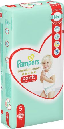 Підгузки-трусики PAMPERS PremCare Pants Junior (12-17 кг) Джамбо 52 шт (8001090760036) | Фото 9