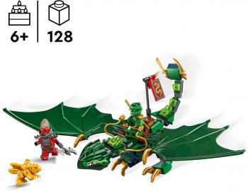 Купить конструктор Конструктор LEGO NINJAGO Зелений лісовий дракон Ллойда (71829) | Фото 6