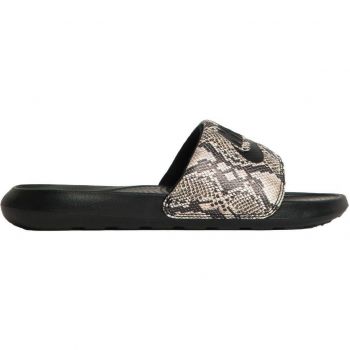 Шльопанці жіночі Nike W Victori One Slide Print FZ3111-200 38 (7 US) чорні | Фото 1
