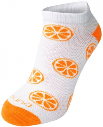 Шкарпетки дитячі Duna 27-30 1 пара білі з помаранчевим принтом Цитрусові (4823094637121) | Фото 3