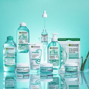 Гіалуроновий алое-гель для вмивання Garnier Skin Naturals 200 мл (3600542328722) | Фото 3
