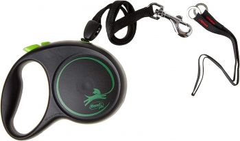 Рулетка Flexi для собак BLACK DESIGN трос зелений S 5м (4000498033326) | Фото 2