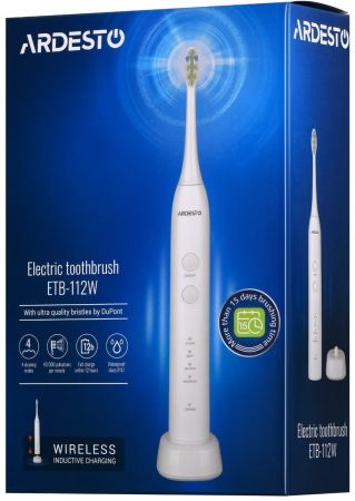 Електрична зубна щітка ARDESTO ETB-112W біла  | Фото 6