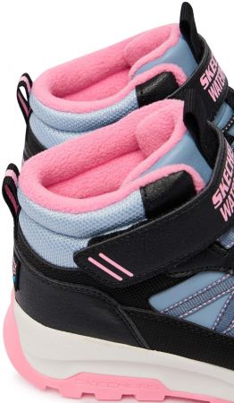 Черевики підліткові для дівчинки Skechers Storm Blazer 303493L BKLP 27.5 (11 US) чорні/блакитний | Фото 4