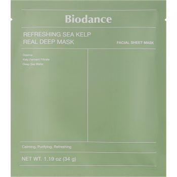 Маска гідрогелева Biodance Refreshing Sea Kelp 34 г 1 шт (8809937361473) | Фото 1