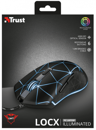 Ігрова миша TRUST GXT133 LOCX BLACK (22988_TRUST) Ігрова миша TRUST GXT133 LOCX BLACK (22988_TRUST) | Фото 7