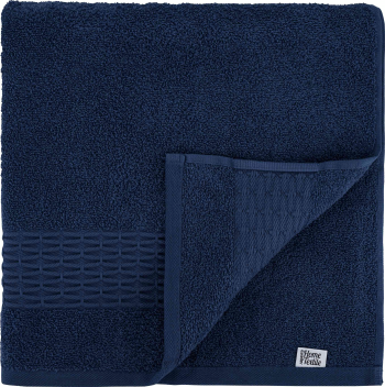 Набір рушників махрових ARDESTO Lotus 50х90см, 70х140см, 2шт, темно синій (ART2357DB) | Фото 2