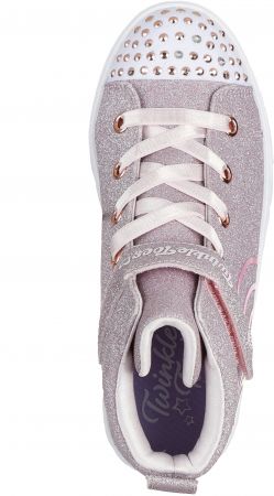 Кеди високі підліткові для дівчаток Skechers Heart Steps 314623L RSGD 32 (1 US) рожеві (KK3802-10) Кеди високі підліткові для дівчаток Skechers Heart Steps 314623L RSGD 32 (1 US) рожеві (KK3802-10) | Фото 3