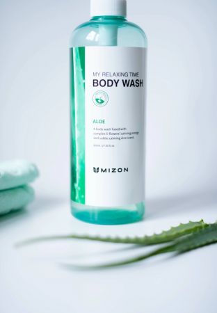 Гель для душу Mizon My Relaxing Time Aloe, 800 мл (8809132968927) | Фото 6