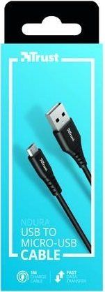 TRUST NDURA USB-A - microUSB, 1m, black (23567_TRUST) | Фото 4
