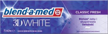 Зубна паста Blend-a-med 3D White Класична свіжість 75мл Зубна паста Blend-a-med 3D White Класична свіжість 75мл | Фото 3
