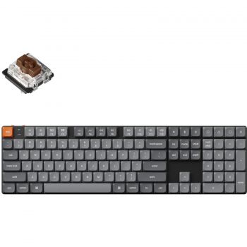 Клавіатура KEYCHRON K5 Max 104Key, Gateron MX 2.0 Brown, WL/BT/USB-A, QMK, RGB, Black Клавіатура KEYCHRON K5 Max 104Key, Gateron MX 2.0 Brown, WL/BT/USB-A, QMK, RGB, Black | Фото 1
