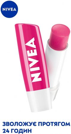 Бальзам для губ NIVEA Watermelon Shine Кавунове сяйво 4,8 г/5,5 мл (4005808904365) | Фото 3