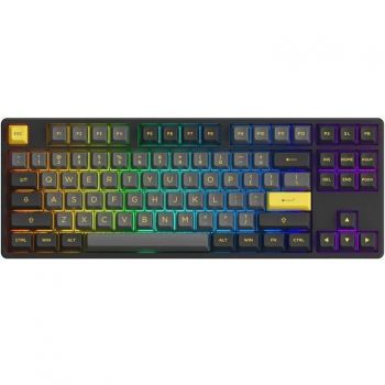 AKKO 5087B Plus Black & Gold CS Silver Switches RGB (6925758620291) | Фото 1
