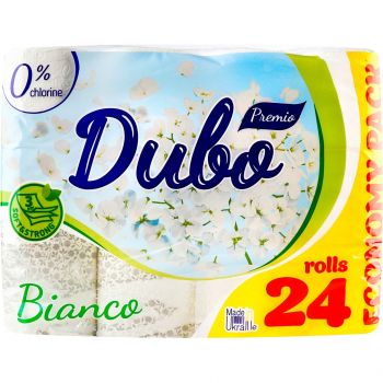 Туалетний папір Диво Premio Bianco 3 шари 24 шт (4820003837658) Туалетний папір Диво Premio Bianco 3 шари 24 шт (4820003837658) | Фото 1