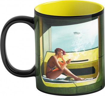 Кружка GoodLoot Game Art Chronicles Cyberpunk 2077 V & Edward Hopper (5908305247647) | Фото 5