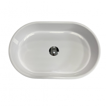 Купить раковину Раковина Adamant Beste New, 540x350x11мм чорно-біла (100003542) | Фото 2