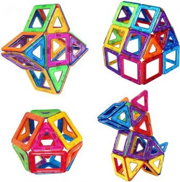 Купить конструктор Конструктор Magplayer магнітний набір 88 ел. MPT-88 | Фото 2