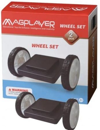 Купить конструктор Конструктор Magplayer Платформа на колесах 2 ел. (MPB-2) | Фото 2