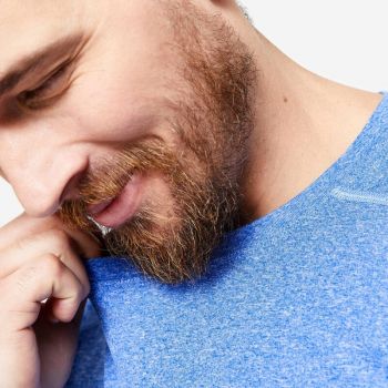 Футболка чоловіча для фітнесу Domyos 100 8603263 S синя (4132272_Domyos) | Фото 2